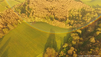 Spectacular Drone Footage Of 360 Degree Rainbow - March 7th 2016